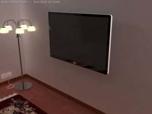 led lg Modelo 3D