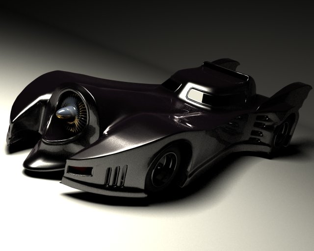 batmobile Modèle 3D .c4d .max .obj .3ds .fbx .stl .blend 