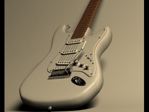 guitar Modelo 3D