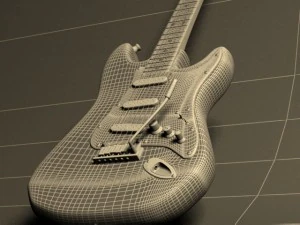 гитара 3D Модель