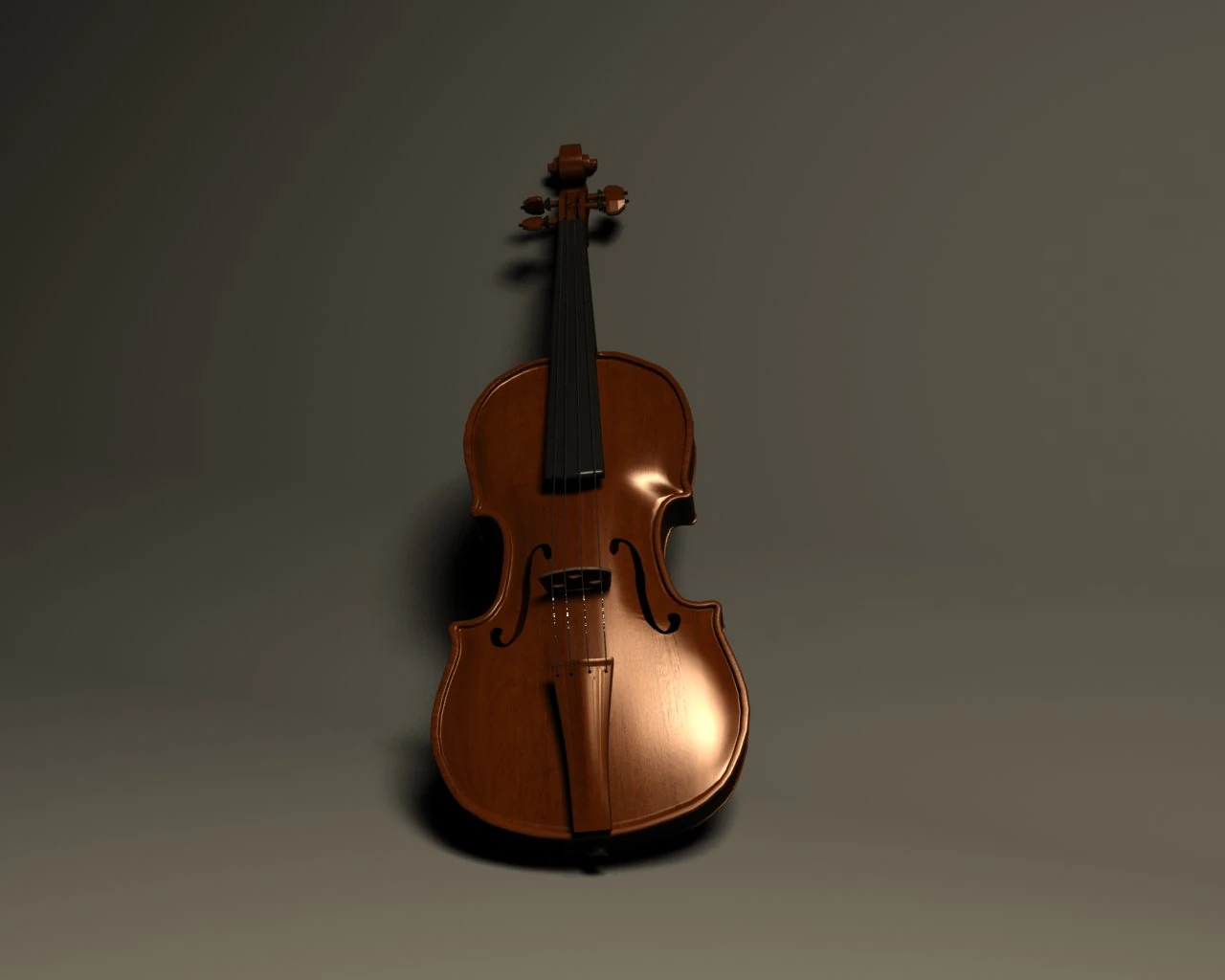 violin 3D Model .c4d .max .obj .3ds .fbx .stl .blend