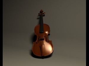 violin Modelo 3D