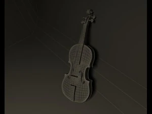 violin 3D Model