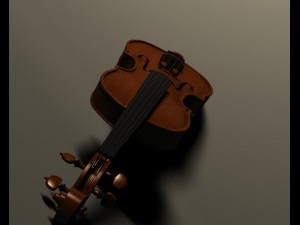 violin Modelo 3D