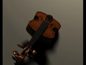 violin 3D Model