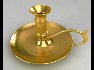 candlestick Modelo 3D