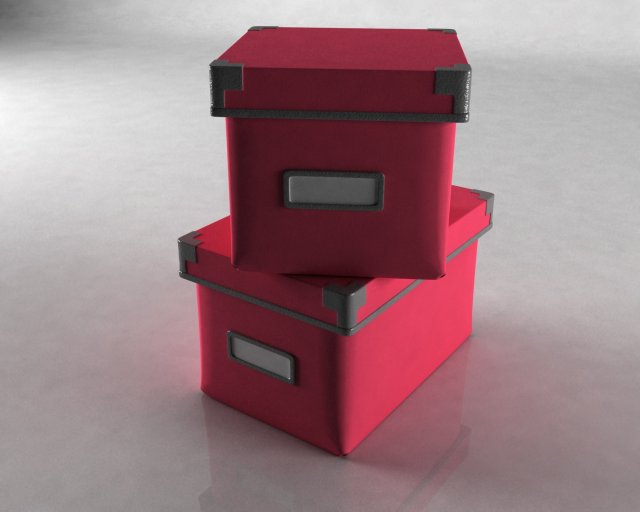 2 boxes 3D Model .c4d .max .obj .3ds .fbx .stl .blend 