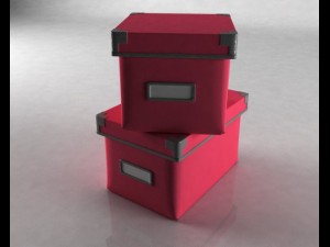 2 boxes Modelo 3D