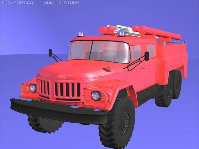 zil131 3D Model .c4d .max .obj .3ds .fbx .stl .blend 
