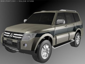 mitsubishipajero 3Dモデル