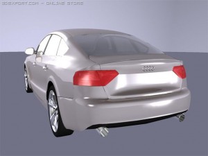 audia5 Modello 3D