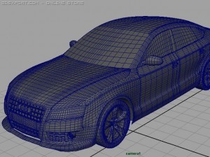 audia5 Modello 3D