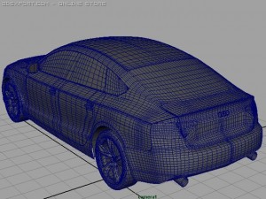audia5 Modello 3D