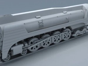 蒸気機関車 3Dモデル
