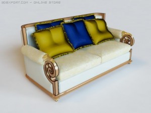 sofa0220 3D Модель