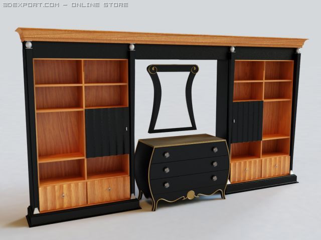 cabinetcommode 3D 模型 .c4d .max .obj .3ds .fbx .stl .blend