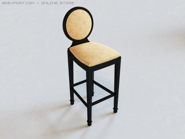 chair08 3D Model .c4d .max .obj .3ds .fbx .stl .blend 