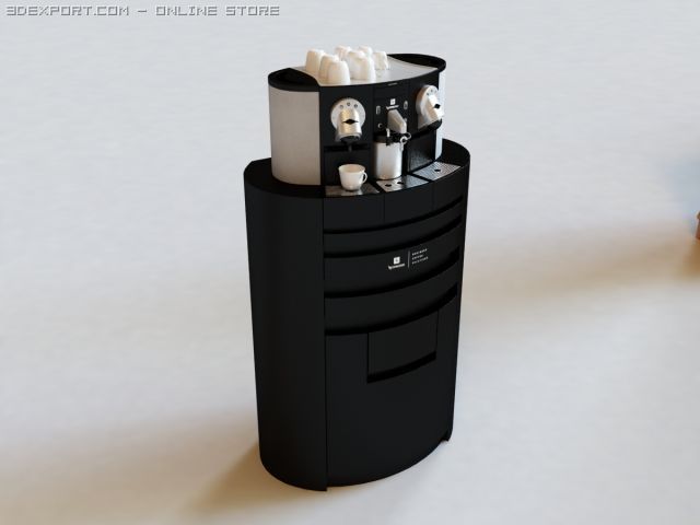 cofeemaker 3D Model .c4d .max .obj .3ds .fbx .stl .blend 