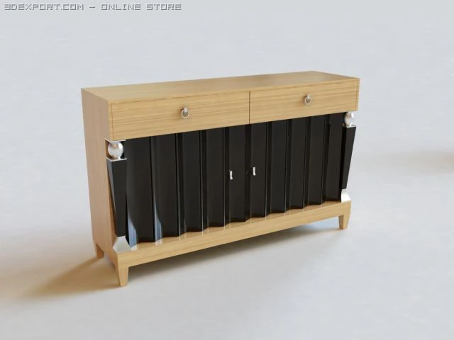 commode01 3D Model .c4d .max .obj .3ds .fbx .stl .blend 