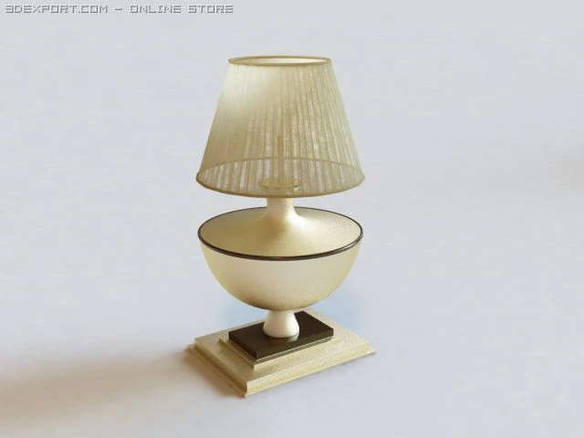desklamp 3D Model .c4d .max .obj .3ds .fbx .stl .blend