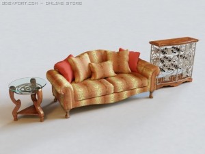sofawith 3D Модель