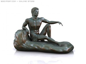 statue 3D 모델