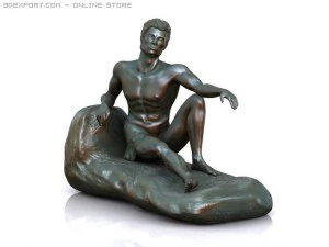 est&aacute;tua Modelo 3D