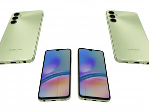 Samsung Galaxy A05s Light Green 3D Model