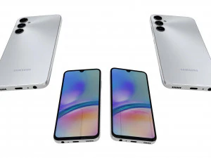 Samsung Galaxy A05s Silver 3D Model