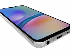 Samsung Galaxy A05s Silver 3D Model