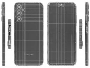 Samsung Galaxy A05s Silver 3D Model