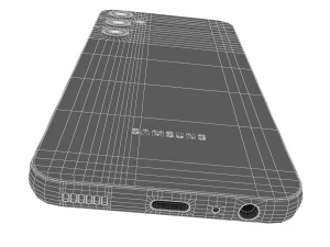 Samsung Galaxy A05s Silver 3D Model