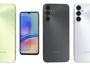 Samsung Galaxy A05s All Colors Modello 3D
