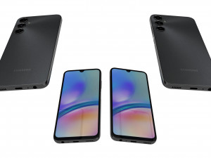 Samsung Galaxy A05s All Colors Modello 3D