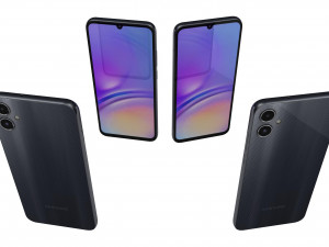 Samsung Galaxy A05 Black 3D Model