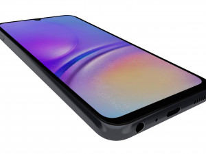 Samsung Galaxy A05 Black 3D Model