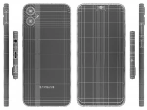 Samsung Galaxy A05 Black 3D Model