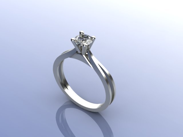 engagement ring 3D Print Model .c4d .max .obj .3ds .fbx .stl .blend 