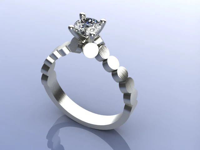 pierścionek zaręczynowy Model do druku 3D .c4d .max .obj .3ds .fbx .stl .blend 