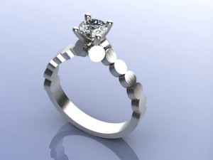 engagement ring 3D-Druckmodell
