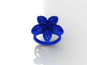 pierścień kwiatowy Model do druku 3D