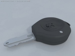 peugeot car key Modèle 3D