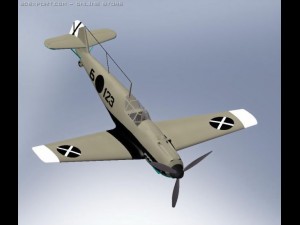 bf109e Modelo 3D