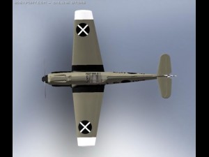 bf109e Modelo 3D