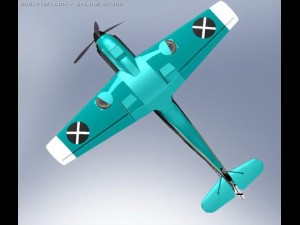 bf109e Modelo 3D