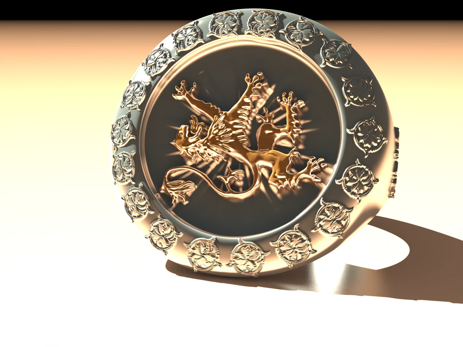ring 3D Print Model .c4d .max .obj .3ds .fbx .stl .blend
