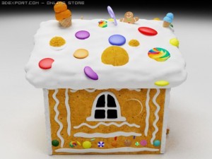 candy house 3Dモデル