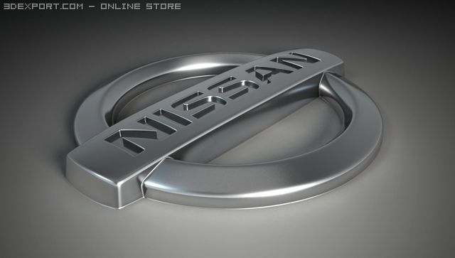 nissan badge Modelo 3D .c4d .max .obj .3ds .fbx .stl .blend 
