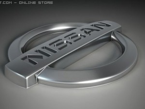 nissan badge Modèle 3D
