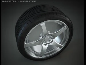 pneu oz aro pirelli p zero Modelo 3D